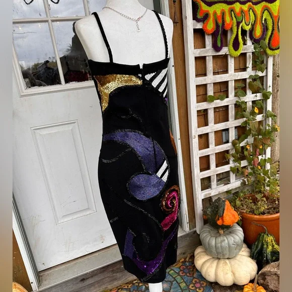 Vintage Outlander Sequined Dress - Picture 4 of 5